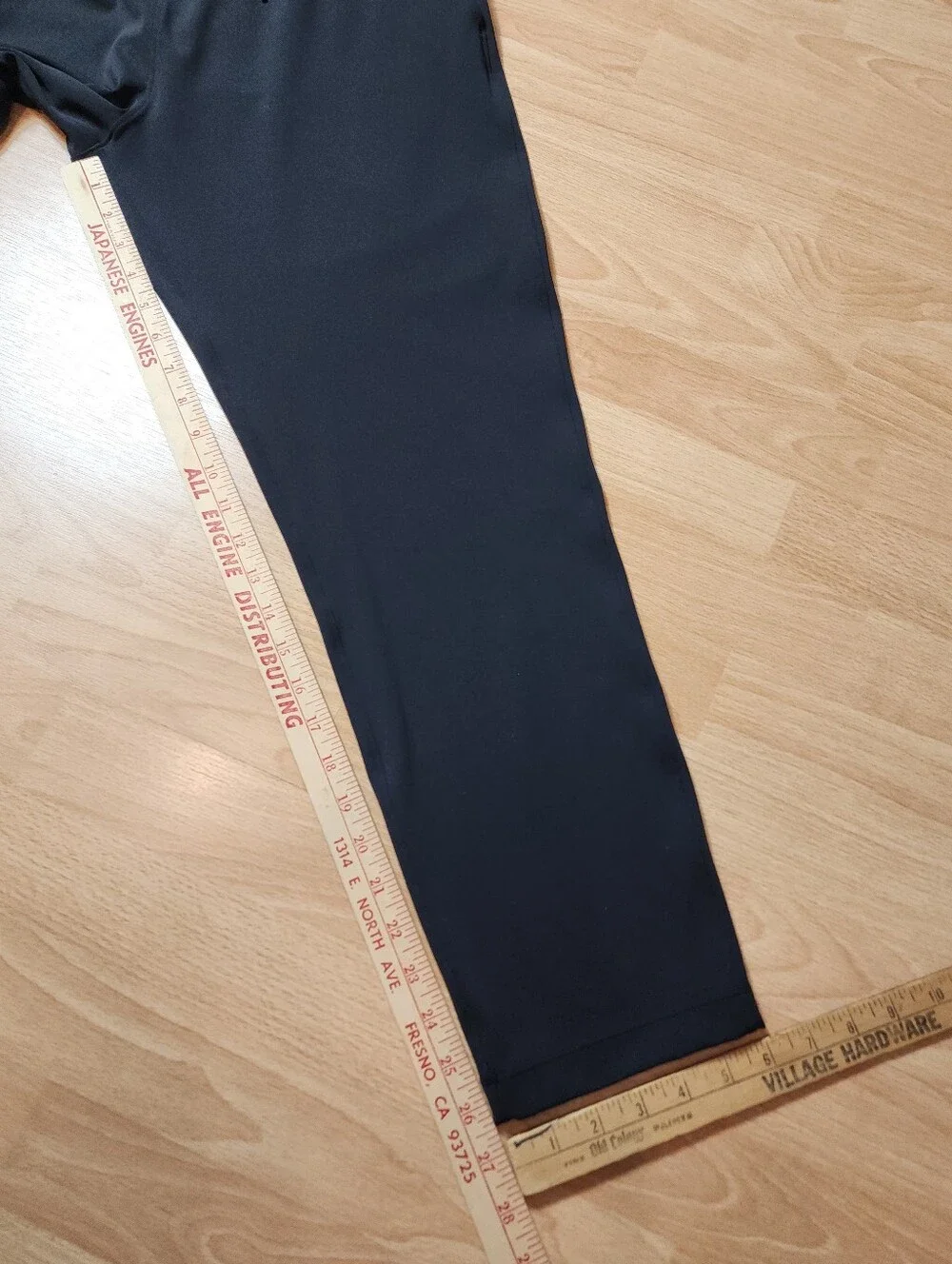 Lululemon On The Fly Black Pants Pull On Drawstring Women's Size 8